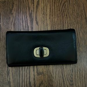 HOBO black leather wallet